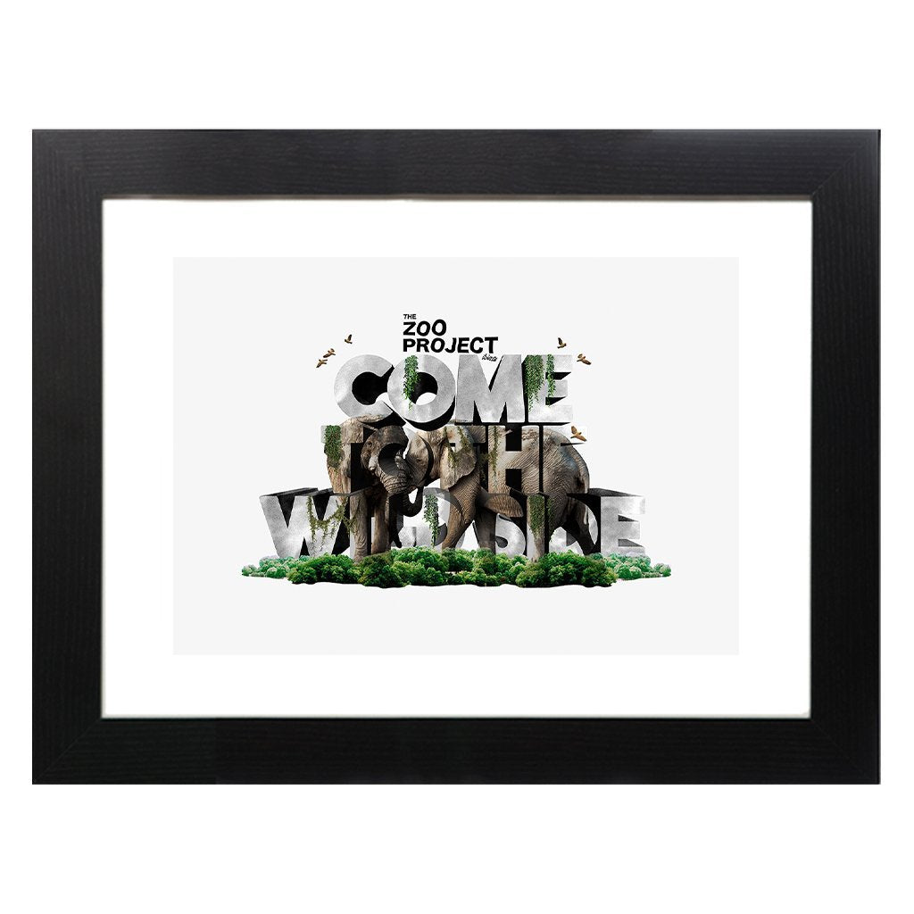 Come To The Wild Side A3 Framed Print-The Zoo Project-Essential Republik