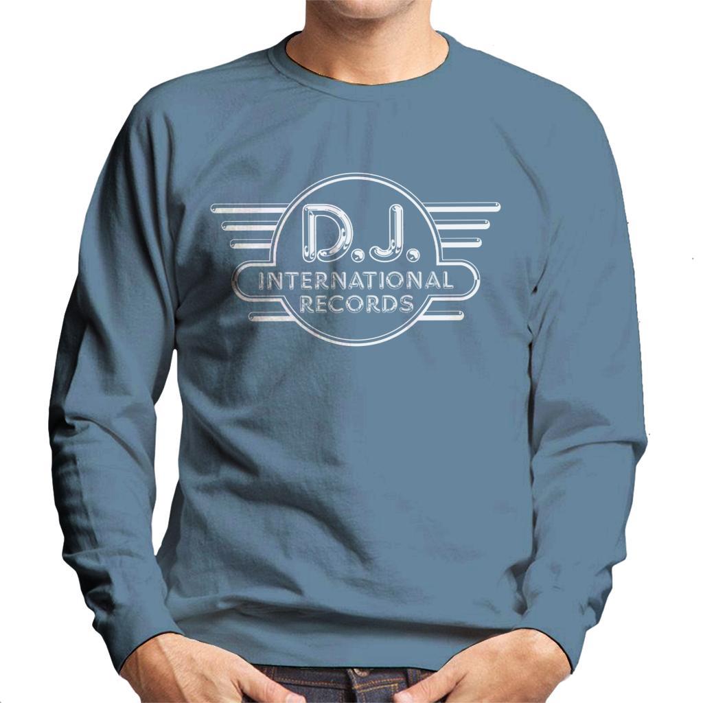 DJ International Records Logo Men's Sweatshirt-DJ International-Essential Republik