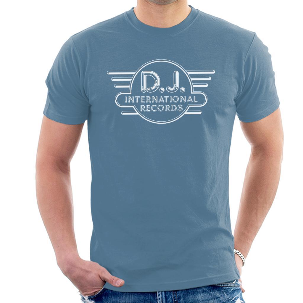 DJ International Records Logo Men's T-Shirt-DJ International-Essential Republik