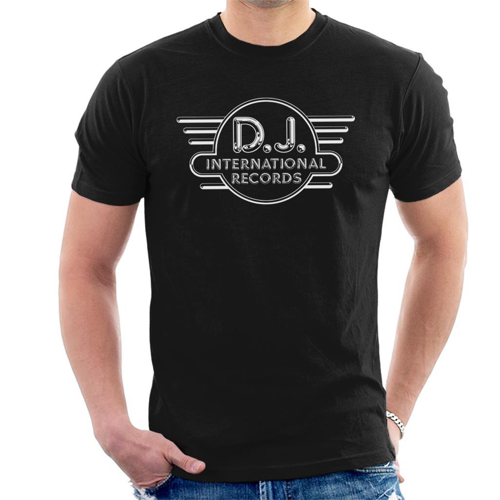 DJ International Records Logo Men's T-Shirt-DJ International-Essential Republik