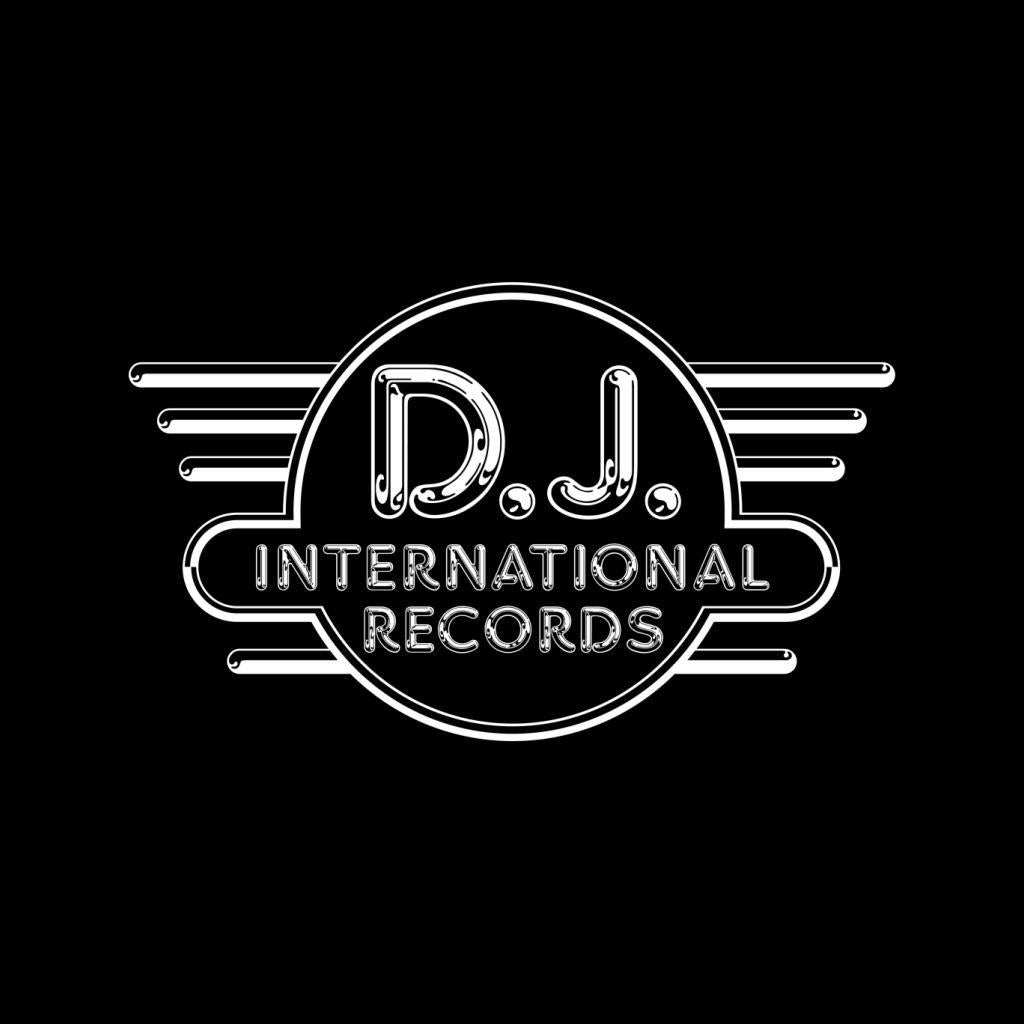 DJ International Records Logo Men's Hooded Sweatshirt-DJ International-Essential Republik