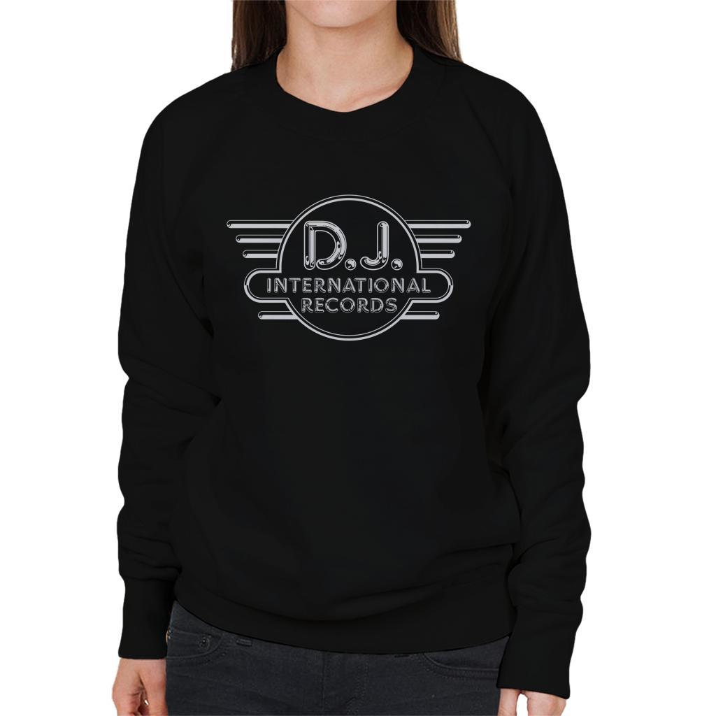 DJ International Records Logo Women's Sweatshirt-DJ International-Essential Republik