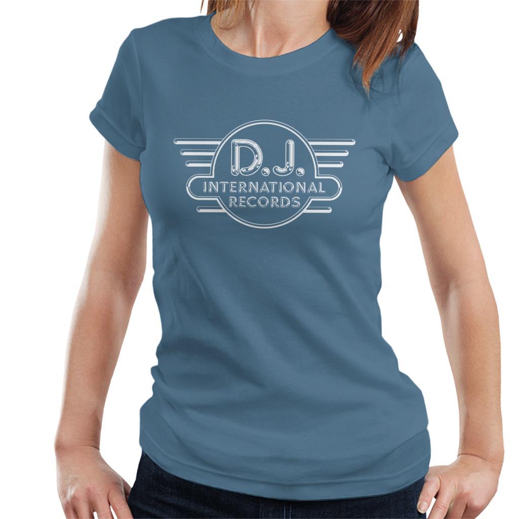 DJ International Records Logo Women's T-Shirt-DJ International-Essential Republik