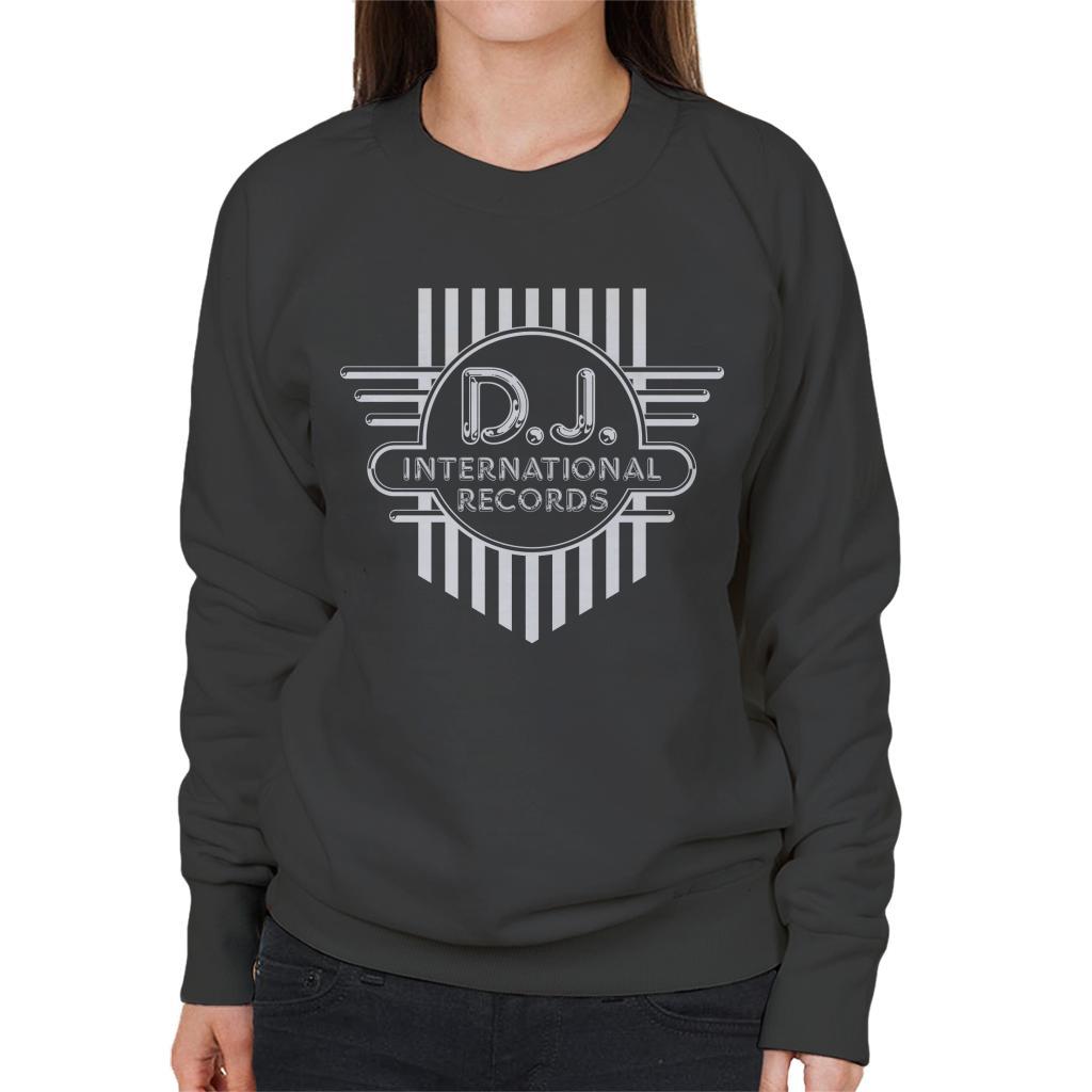 DJ International Records Cross Logo Women's Sweatshirt-DJ International-Essential Republik