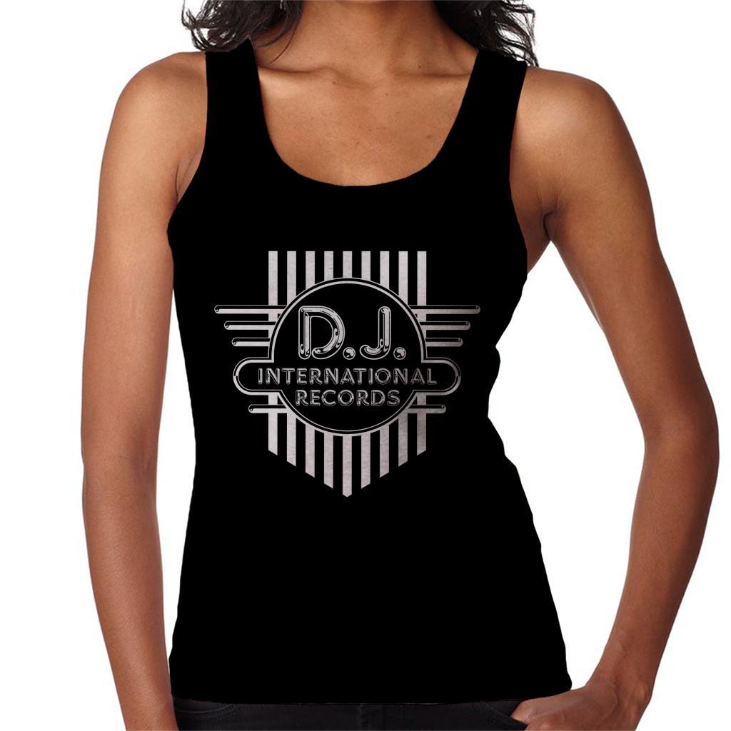 DJ International Records Cross Logo Women's Vest-DJ International-Essential Republik