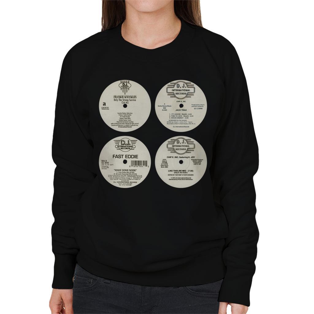 DJ International Classic Records Women's Sweatshirt-DJ International-Essential Republik