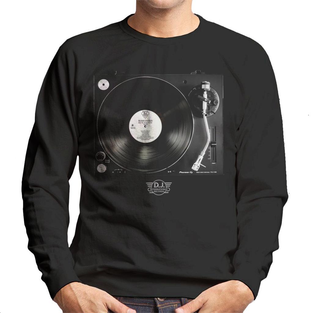 DJ International Records Turntable Men's Sweatshirt-DJ International-Essential Republik
