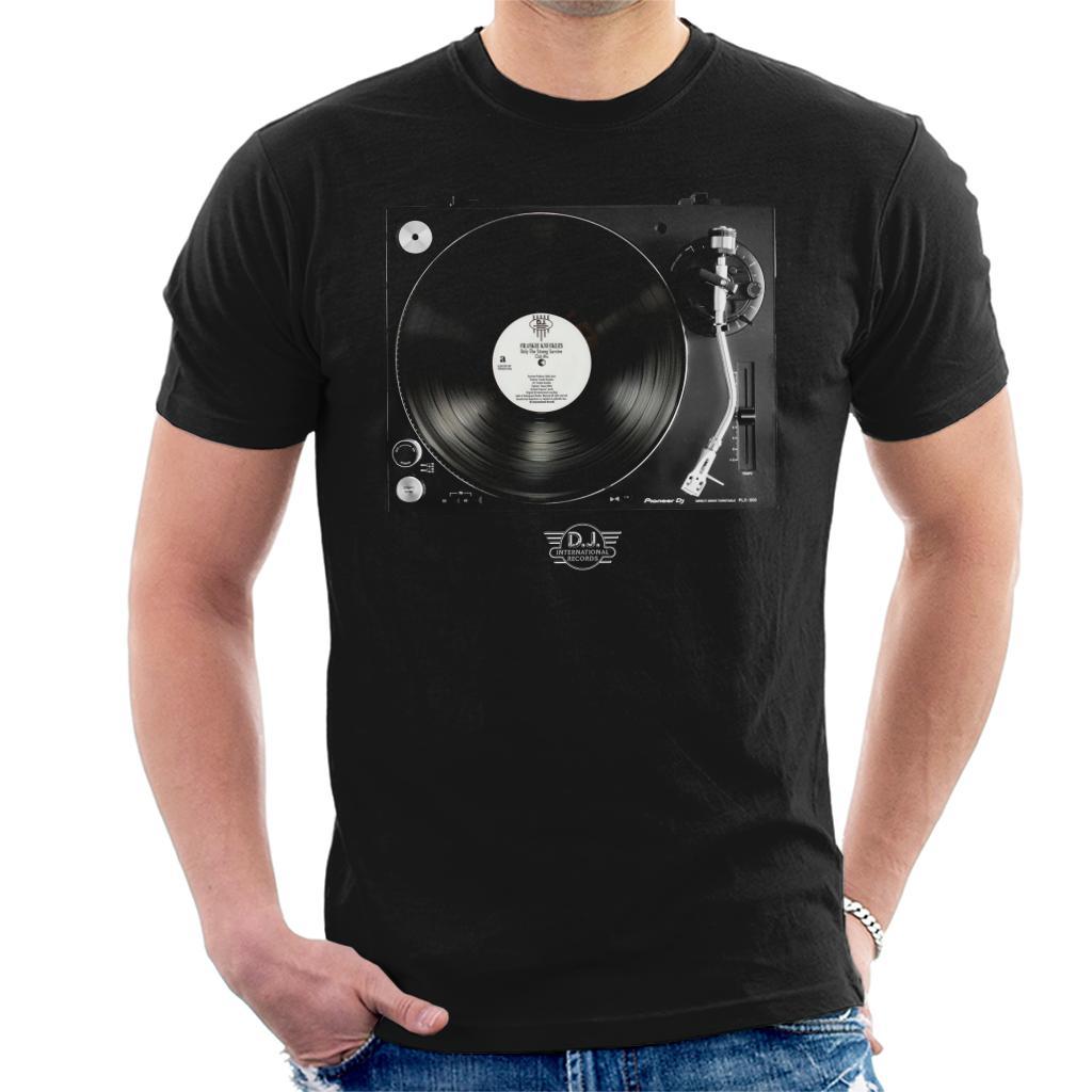 DJ International Records Turntable Men's T-Shirt-DJ International-Essential Republik