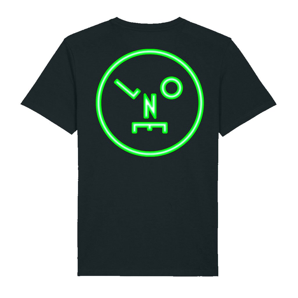 LNOE Circle Logo Back Print Men's Organic T-Shirt-LNOE-Essential Republik