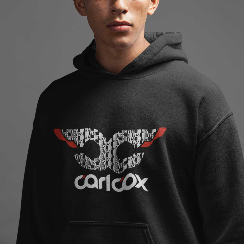 CC Oh Yes White Wings Adult's Hooded Sweatshirt-Carl Cox-Essential Republik
