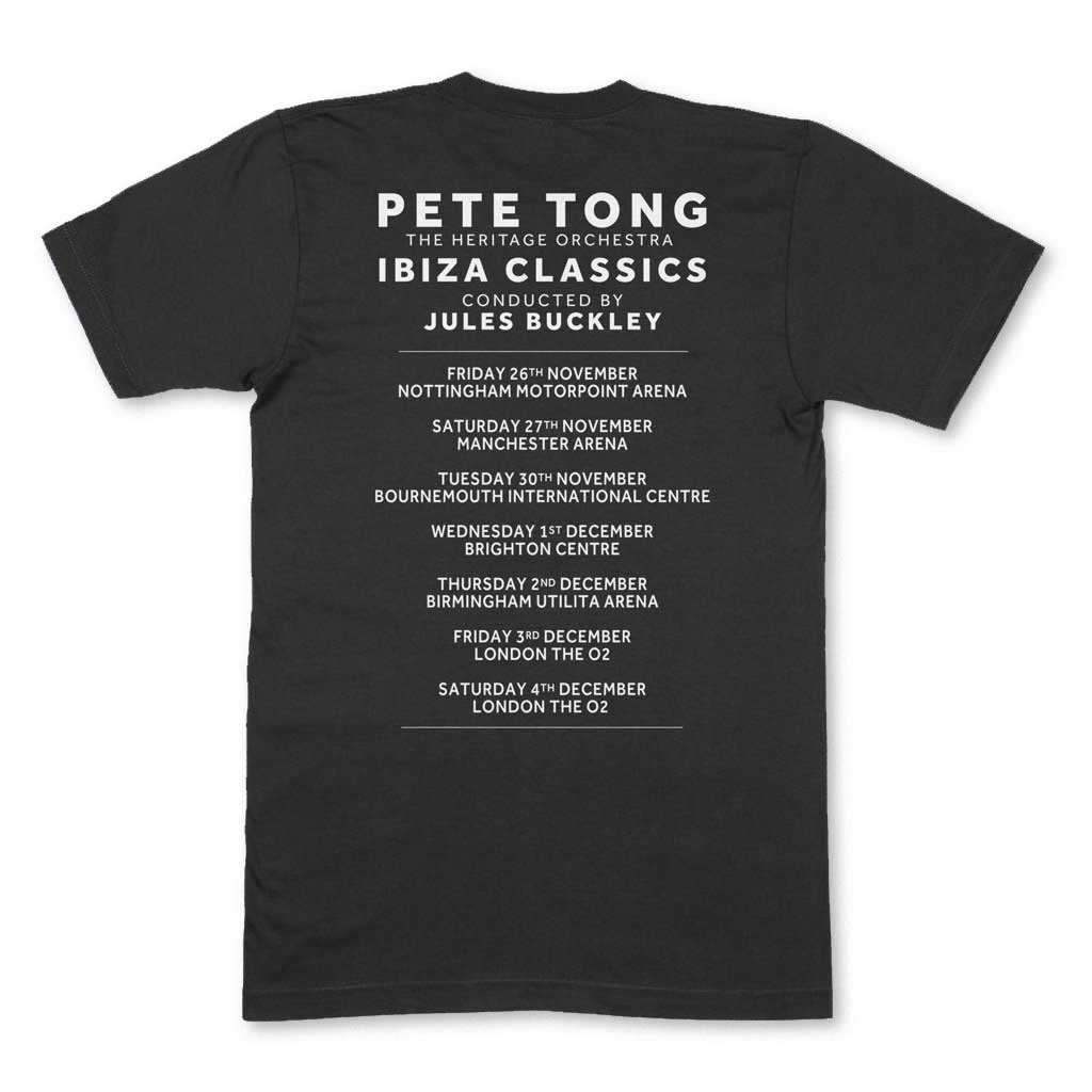 Pete Tong Ibiza Classics UK Tour 2021 Unisex Tee-Pete Tong-Essential Republik