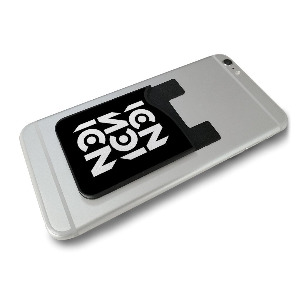 Ibiza Club News White 3 Stack Logo Phone Card Holder-Ibiza Club News-Essential Republik