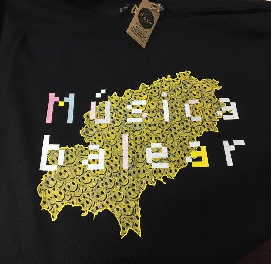 Balearic Beats Ibiza 1987 T-Shirt / Black-Future Past-Essential Republik