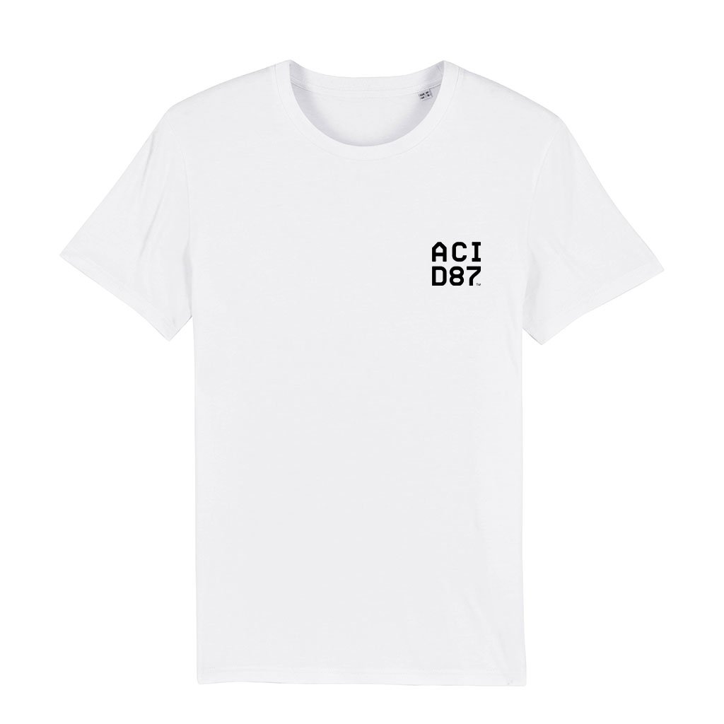 Small Classic Logo Unisex Organic T-Shirt-Acid87-Essential Republik