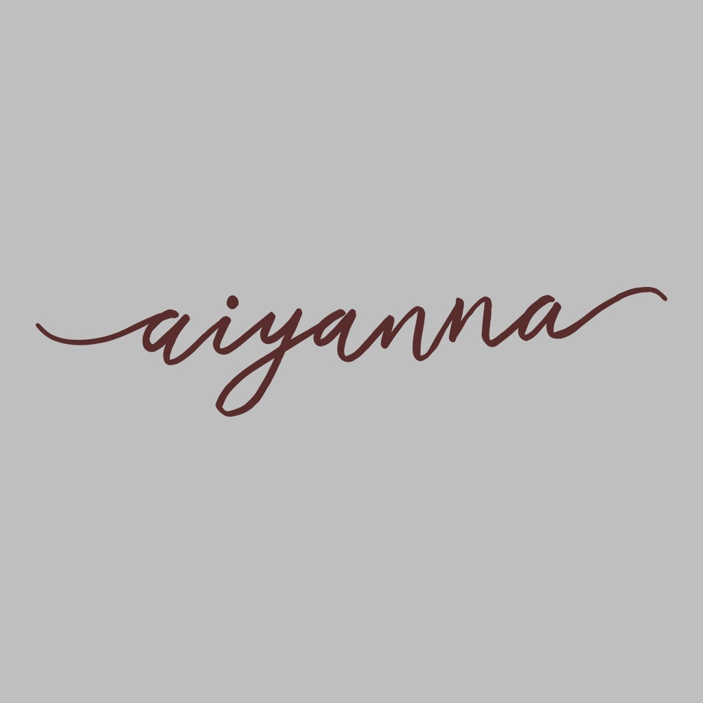 Aiyanna Brown Text Flat Peak Snapback Cap-Aiyanna-Essential Republik