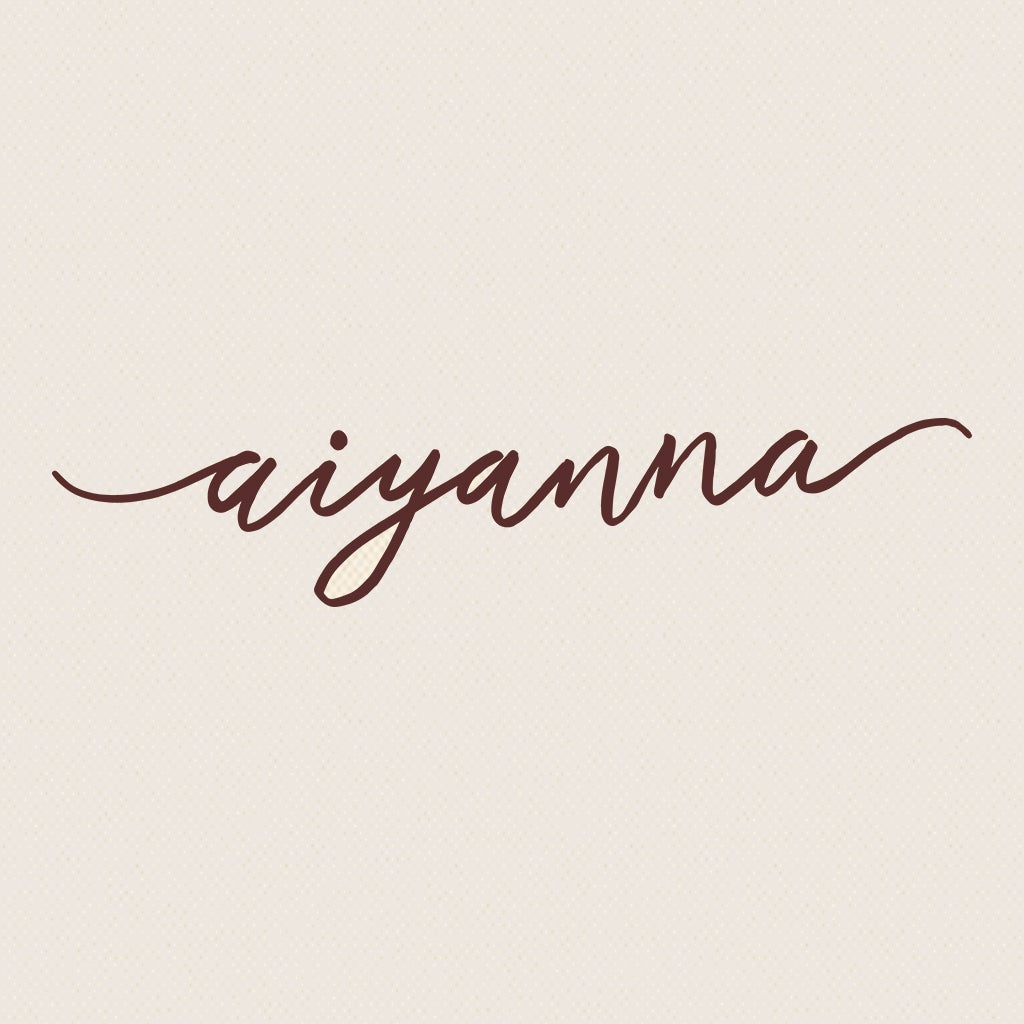Aiyanna Brown Text Organic Cotton Canvas Wristlet Zip Pouch-Aiyanna-Essential Republik