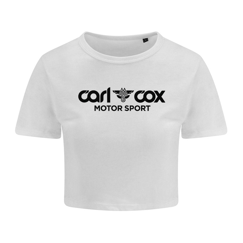 CC Motorsport Black Logo Girlie Cropped T-Shirt-Carl Cox-Essential Republik