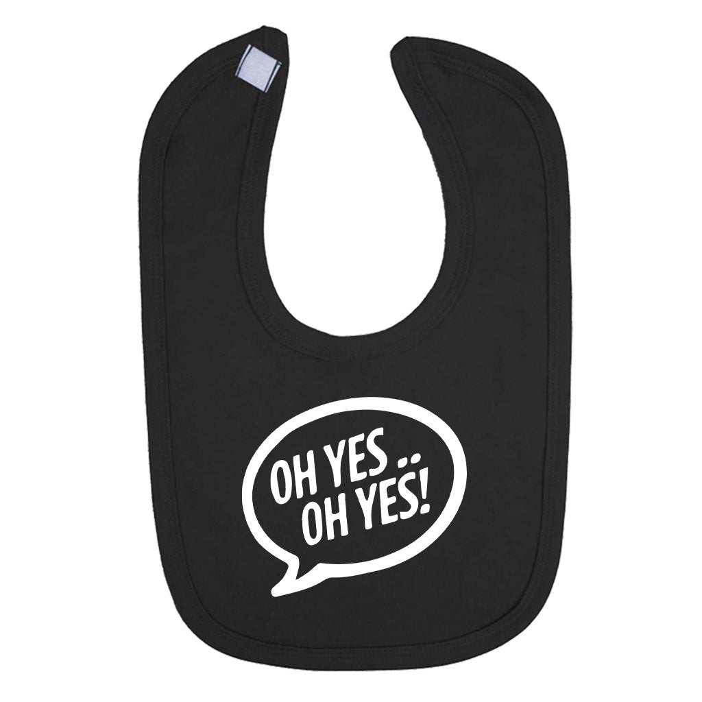 Oh Yes Oh Yes White Text Velcro Bib-Carl Cox-Essential Republik