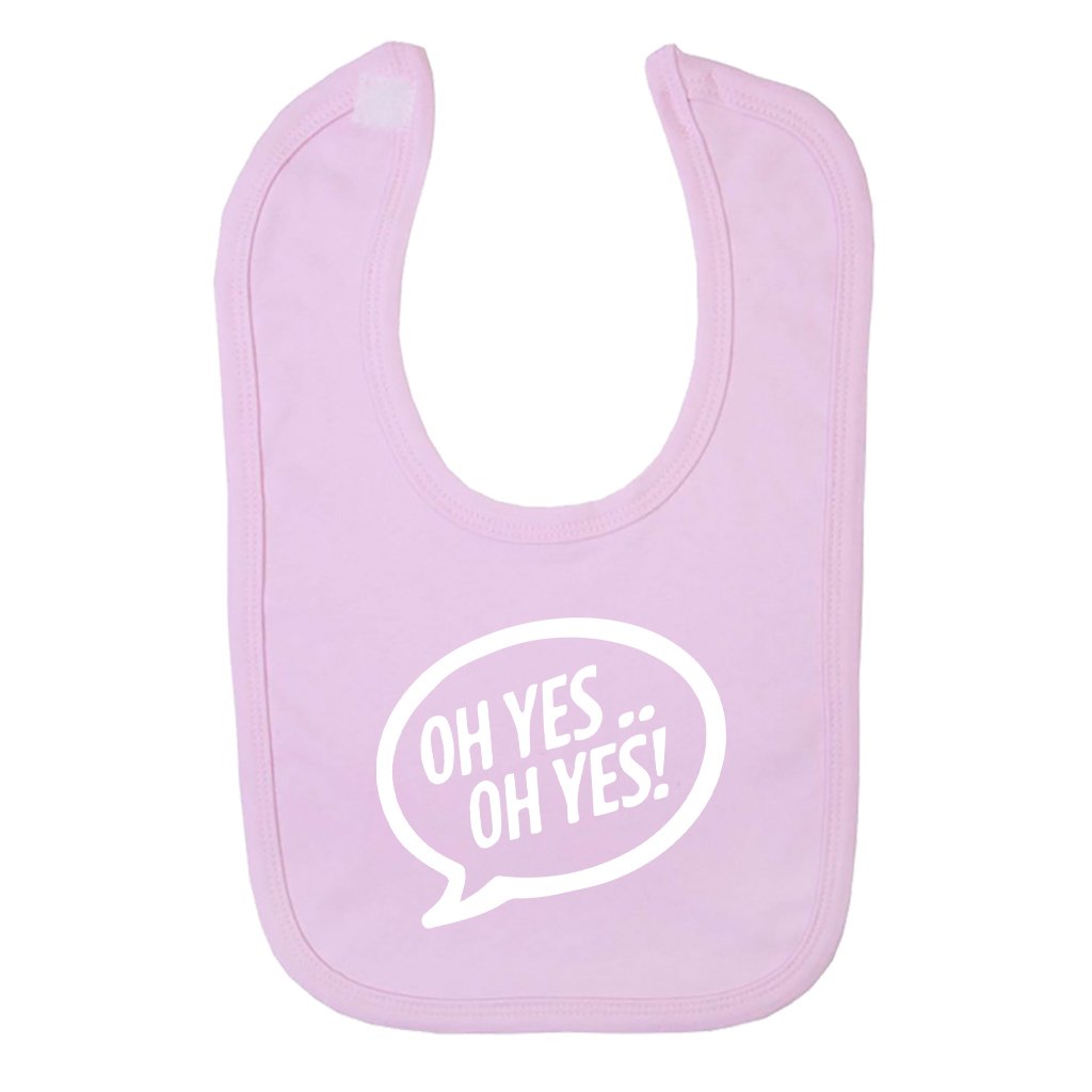 Oh Yes Oh Yes White Text Velcro Bib-Carl Cox-Essential Republik