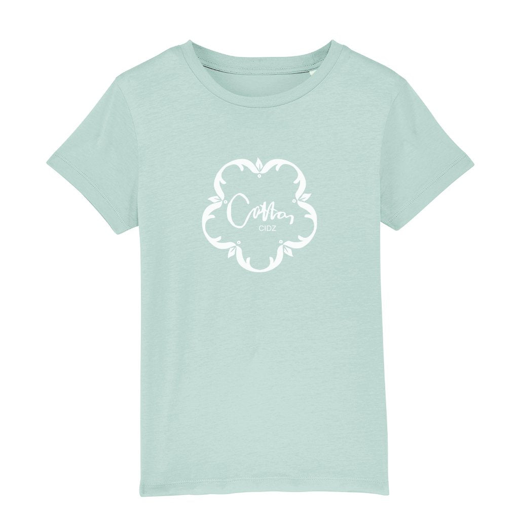 Cotton Cidz White Logo Kid's Organic T-Shirt-Cotton Lifestyle-Essential Republik