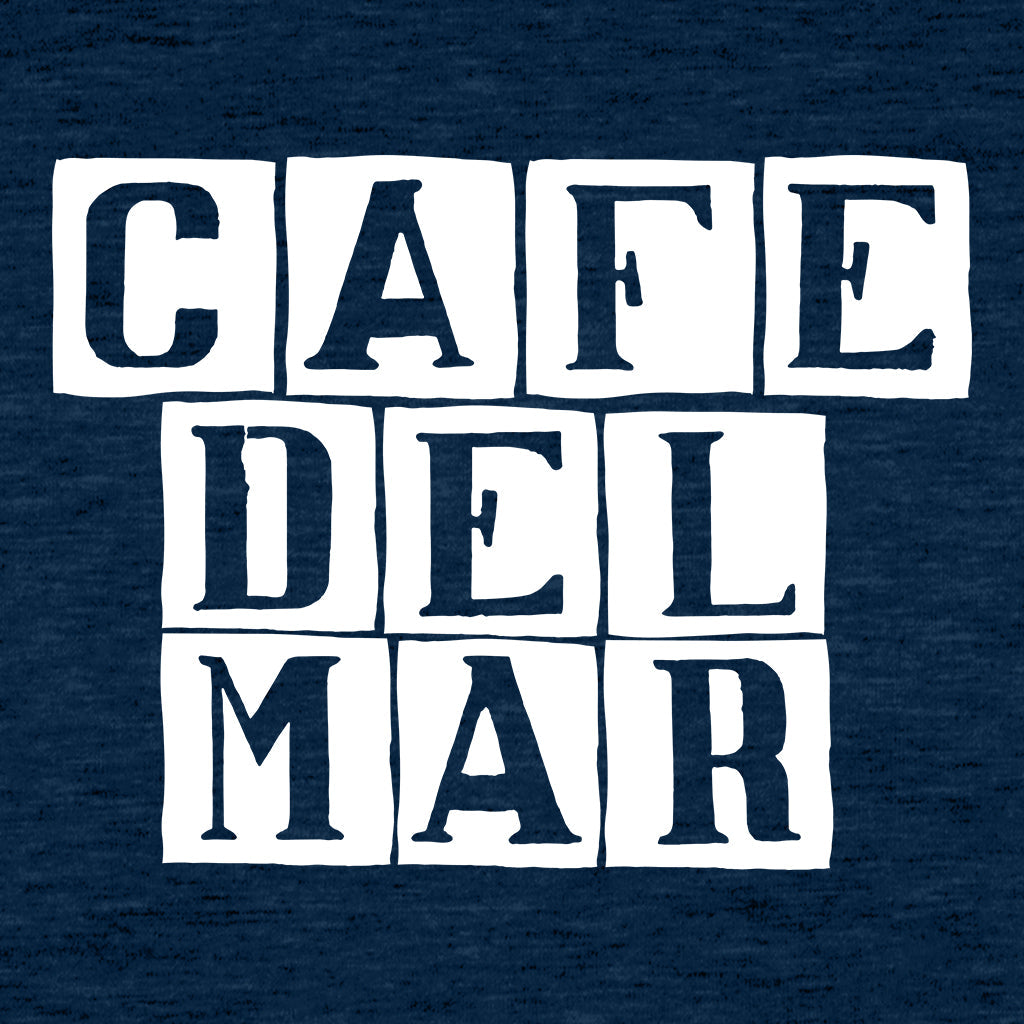 Café del Mar White Tile Logo Women's Iconic Fitted T-Shirt-Café del Mar-Essential Republik