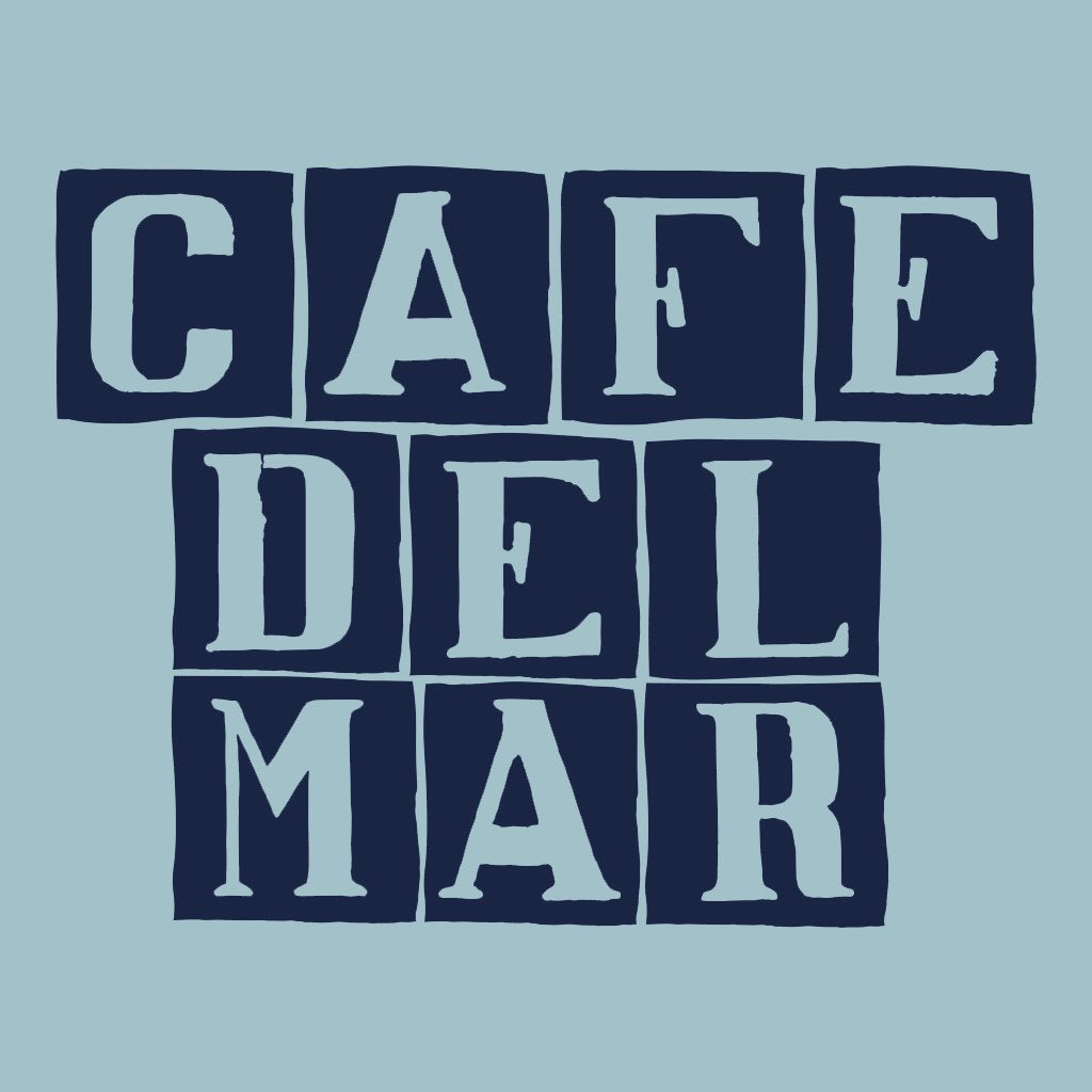 Café del Mar Blue Tile Logo Unisex Sweatshirt-Café del Mar-Essential Republik