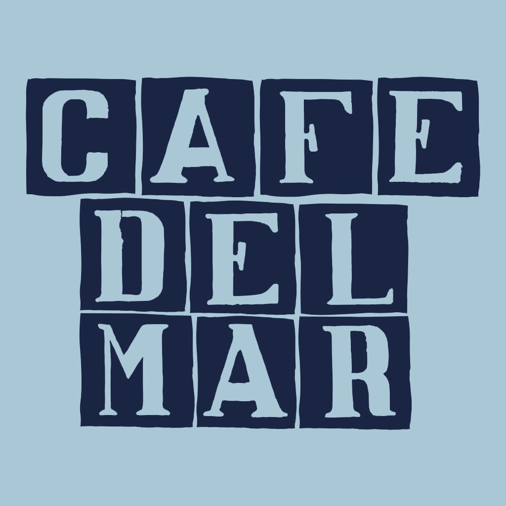 Café del Mar Blue Tile Logo Kid's Organic T-Shirt-Café del Mar-Essential Republik