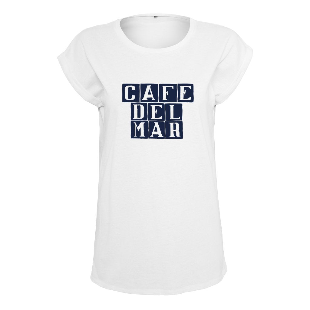Café del Mar Blue Tile Logo Women's Casual T-Shirt-Café del Mar-Essential Republik