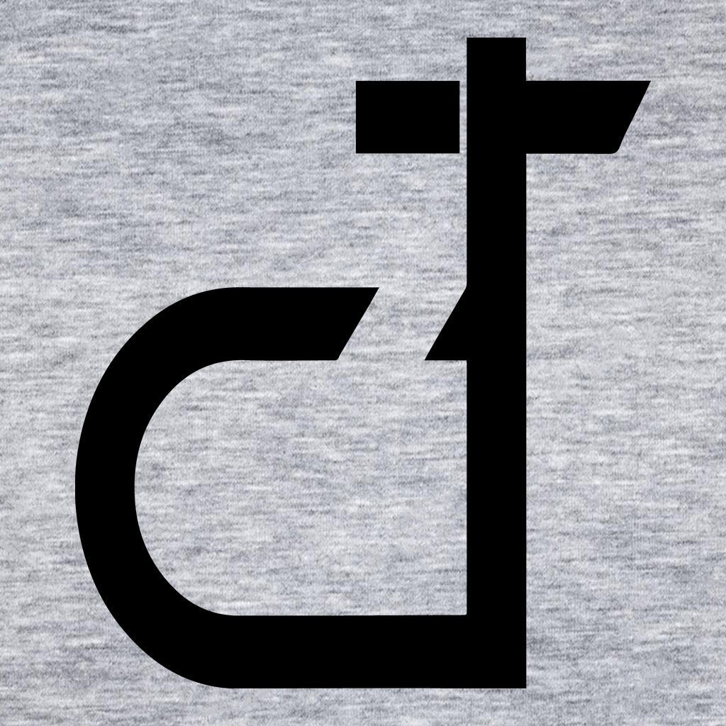 DT Be Yourself Black Logo Front And Back Print Men's Iconic Zip-through Hoodie-Danny Tenaglia-Essential Republik