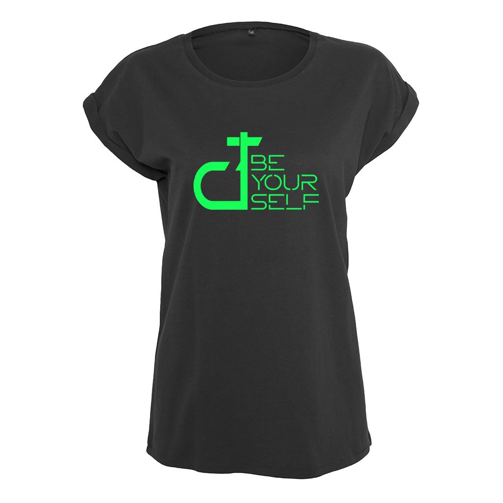 DT Be Yourself Green Logo Women's Casual T-Shirt-Danny Tenaglia-Essential Republik