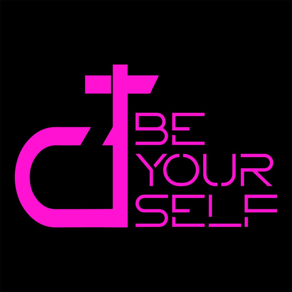 DT Be Yourself Pink Logo Women's Casual T-Shirt-Danny Tenaglia-Essential Republik