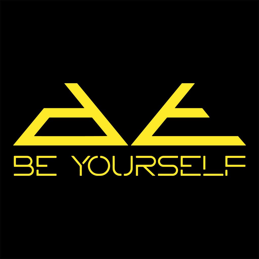 DT Yellow Be Yourself Pyramid Logo Women's Casual T-Shirt-Danny Tenaglia-Essential Republik