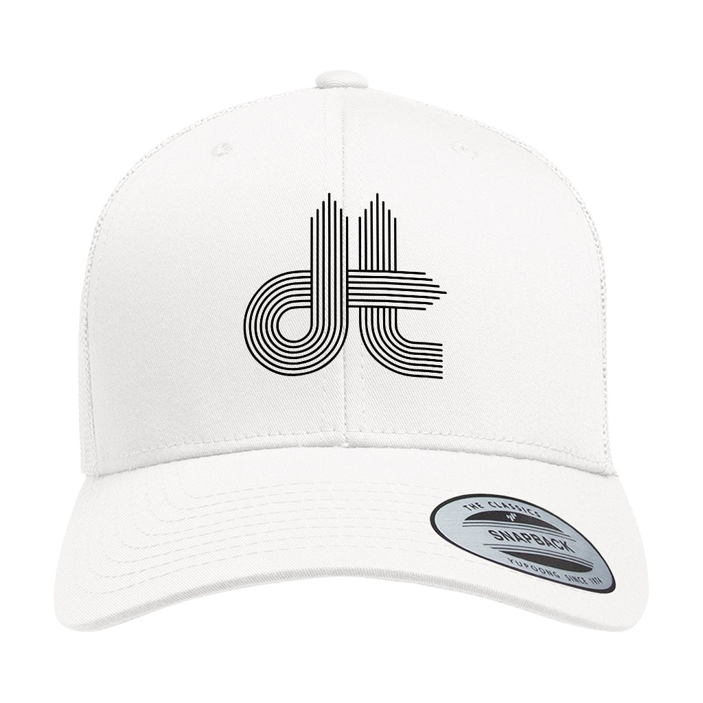 DT Lined Logo Retro Trucker Cap-Danny Tenaglia-Essential Republik