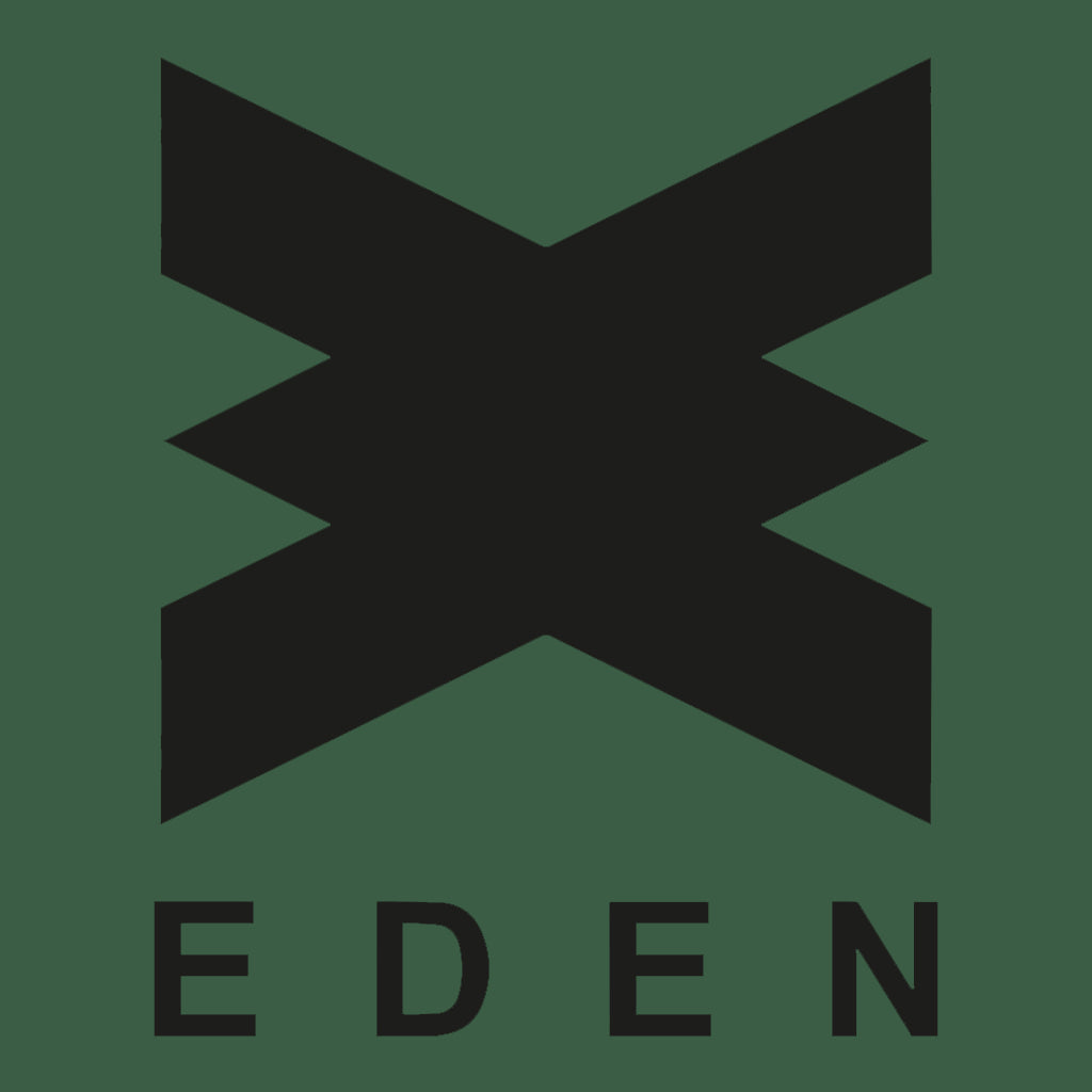 Eden Black Logo Retro Trucker Cap-Eden-Essential Republik