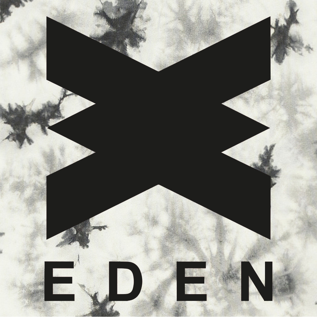 Eden Black Logo Cruiser Tie Dye Unisex Hooded Sweatshirt-Eden-Essential Republik