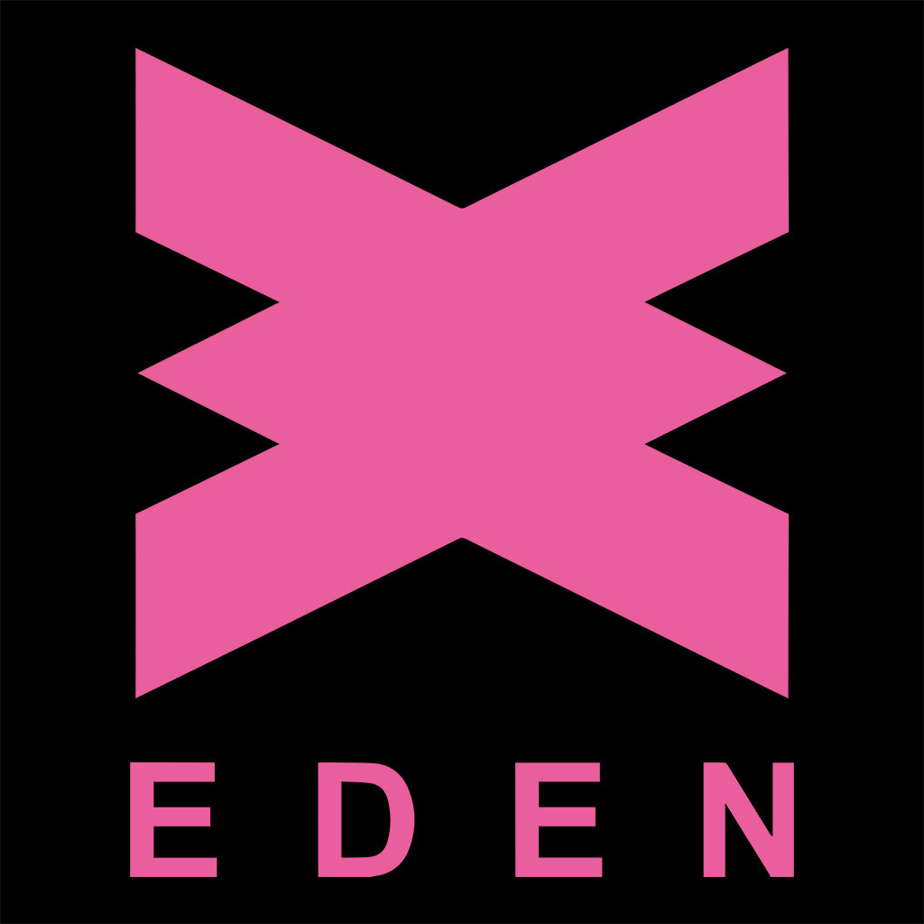 Eden Pink Logo Women's Oversize Boyfriend T-Shirt-Eden-Essential Republik