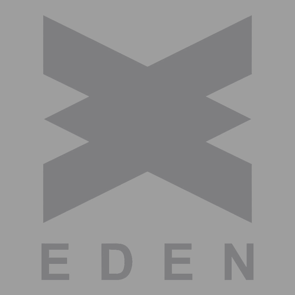 Eden Grey Logo Front And Back Print Unisex Organic T-Shirt-Eden-Essential Republik
