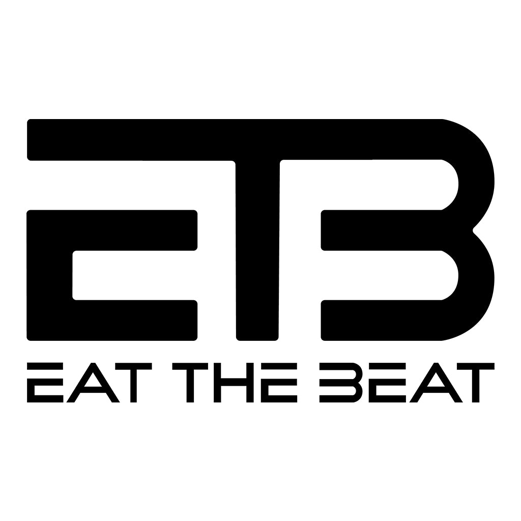 Eat The Beat Black Logo Unisex Heavy Drop Shoulder T-Shirt-Eat The Beat-Essential Republik