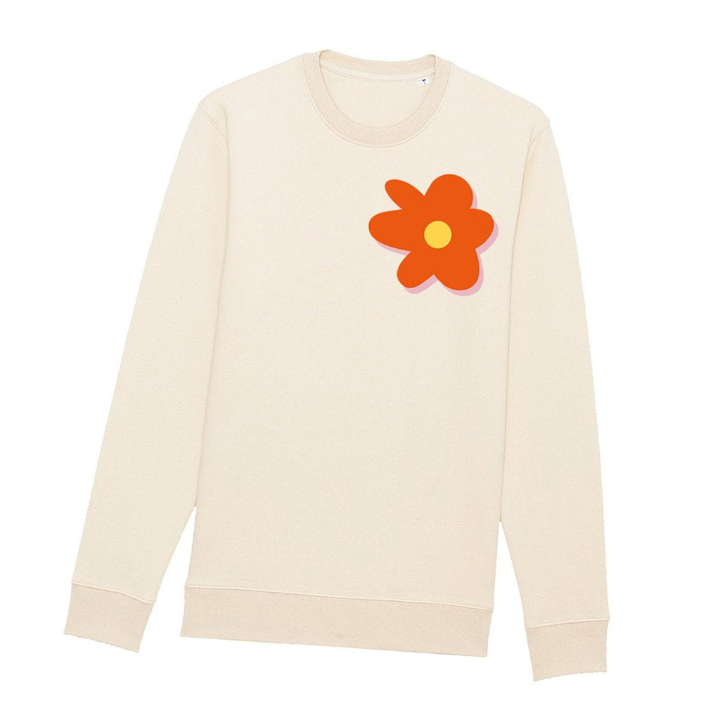 The Garden Lounge Flower Unisex Iconic Sweatshirt-The Garden Croatia-Essential Republik
