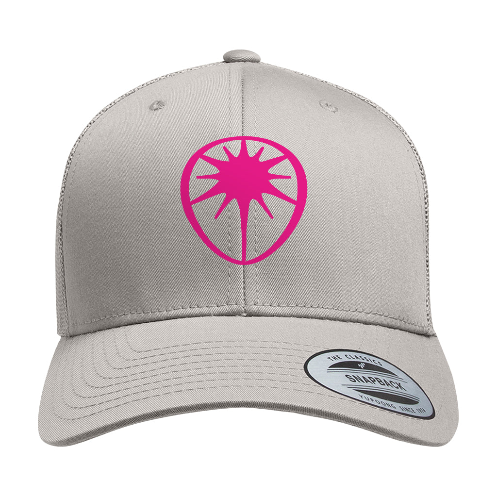 Hedkandi Pink Symbol Retro Trucker Cap-Hedkandi-Essential Republik