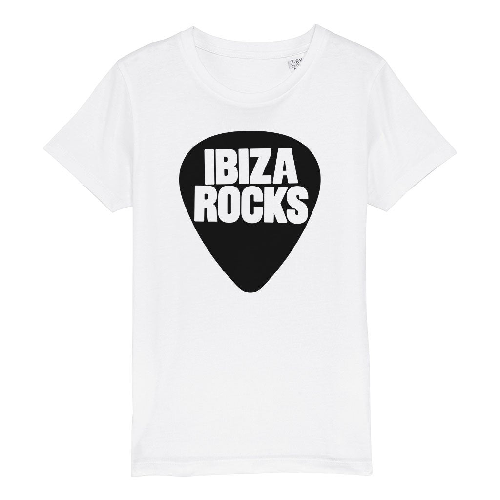 Ibiza Rocks Black Logo Kid's Organic T-Shirt-Ibiza Rocks-Essential Republik