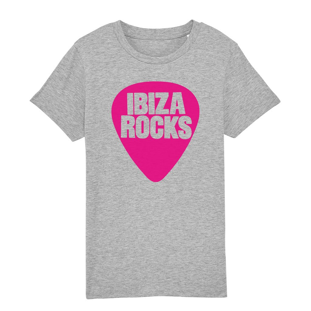 Ibiza Rocks Pink Logo Kid's Organic T-Shirt-Ibiza Rocks-Essential Republik