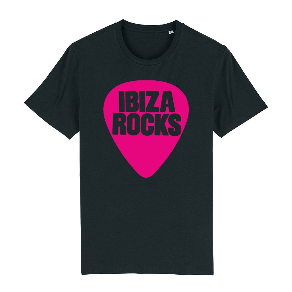 Ibiza Rocks Pink Logo Men's Organic T-Shirt-Ibiza Rocks-Essential Republik