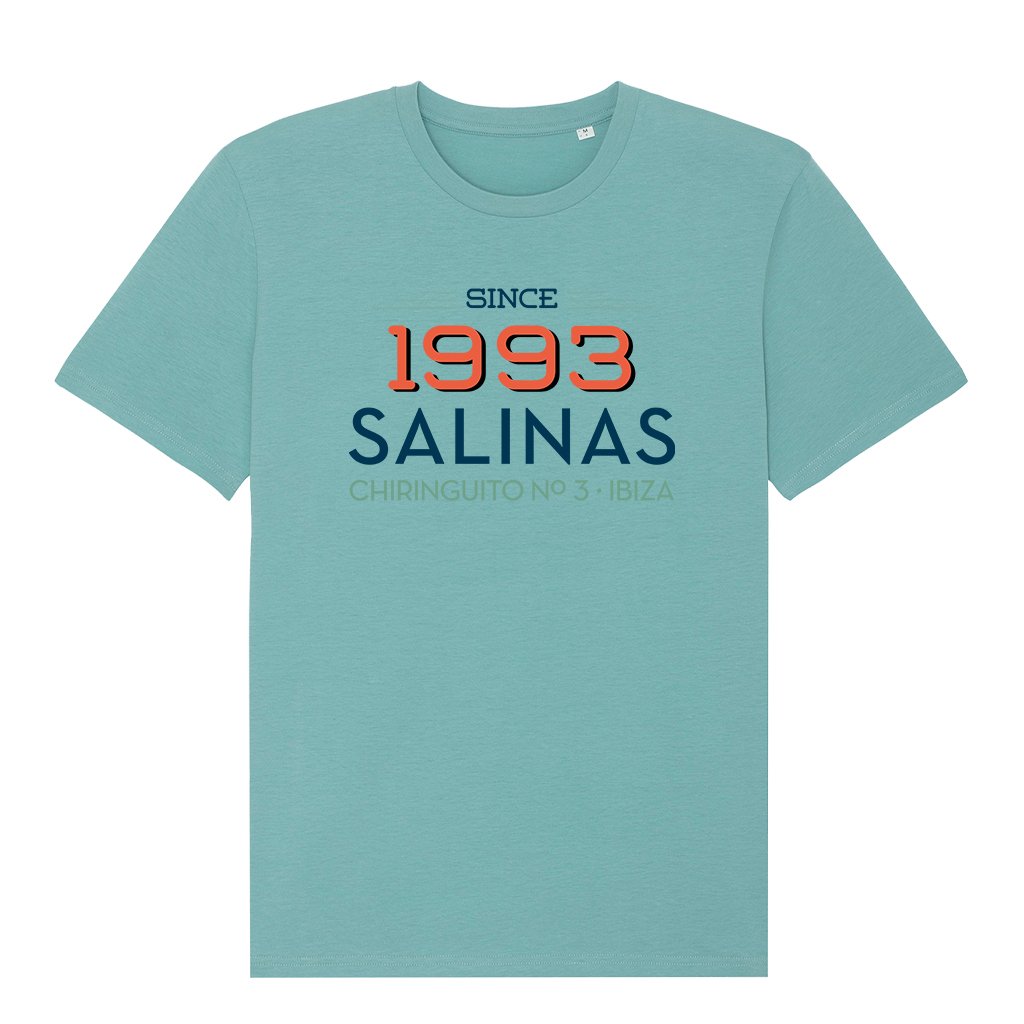 Jockey Club 1993 Salinas Chiringuito No 3 Dark Text Men's Organic T-Shirt-Jockey Club-Essential Republik