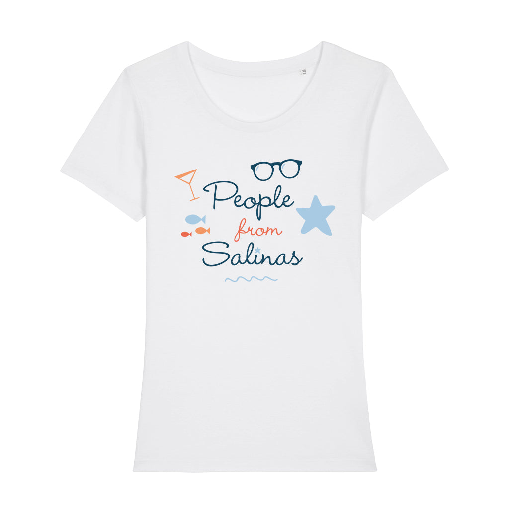 Jockey Club People From Salinas Women's Iconic Fitted T-Shirt-Jockey Club-Essential Republik