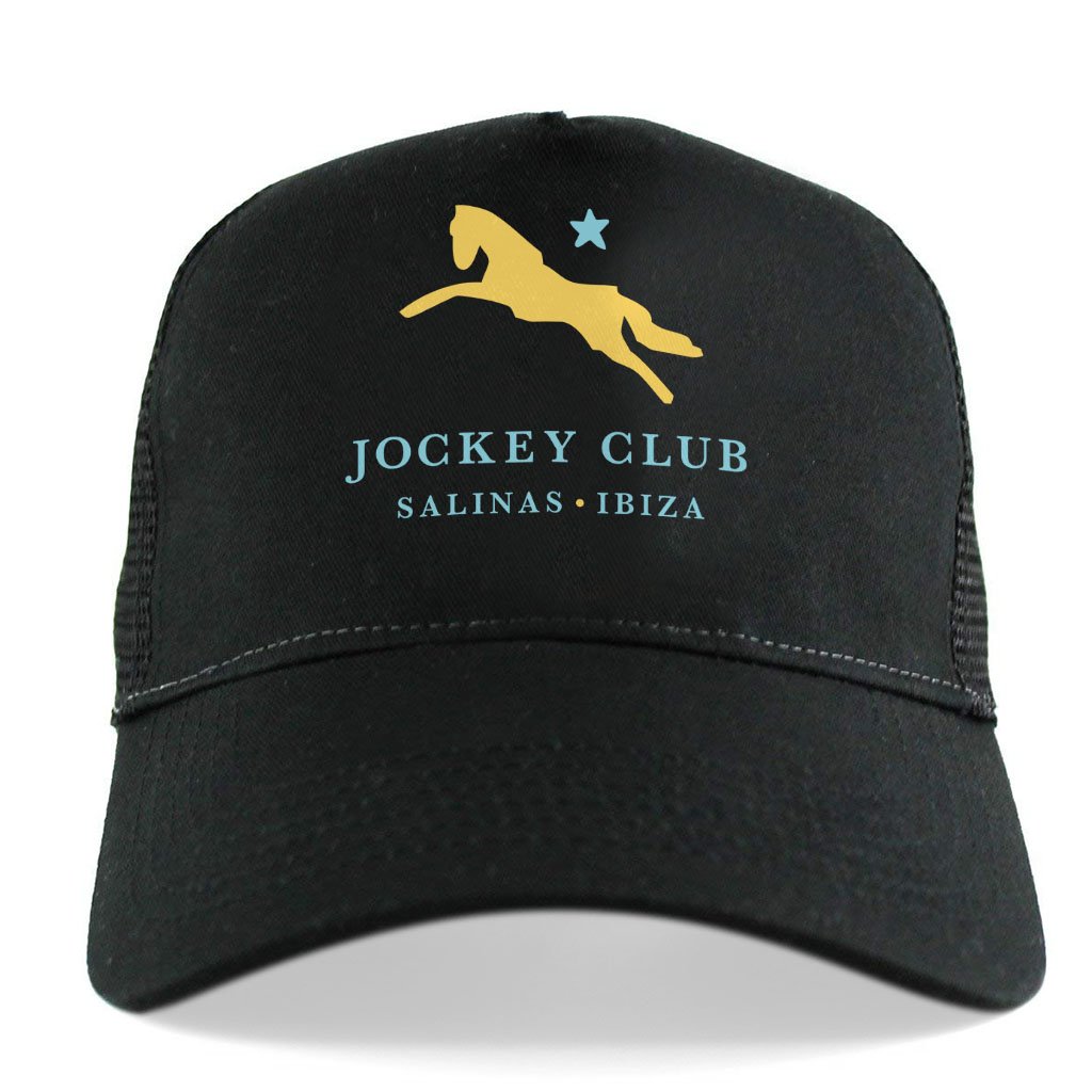 Jockey Club Salinas Ibiza Yellow And Turquoise Logo Trucker Cap-Jockey Club-Essential Republik