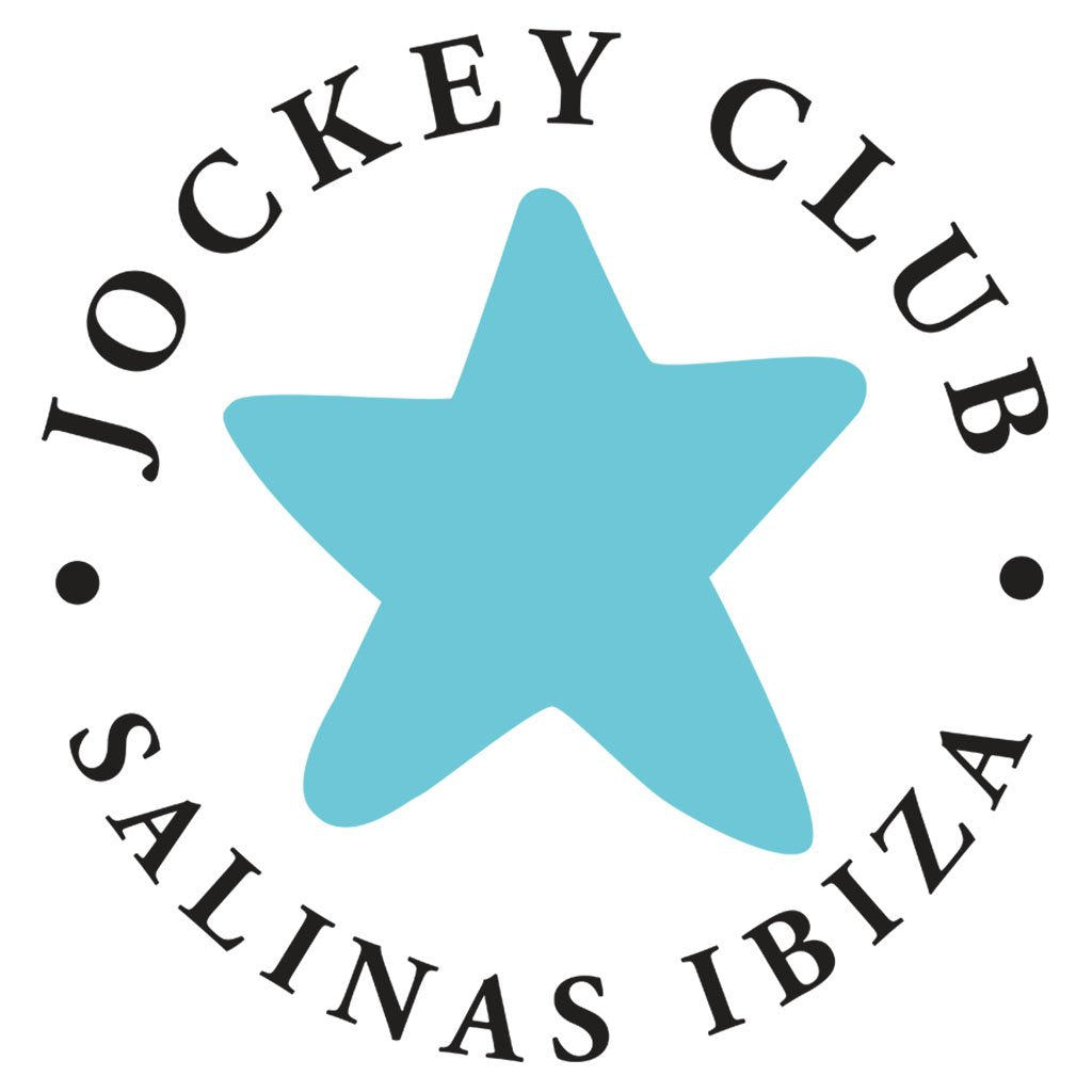 Jockey Club Salinas Ibiza Star Black Text Women's High Neck Vest-Jockey Club-Essential Republik