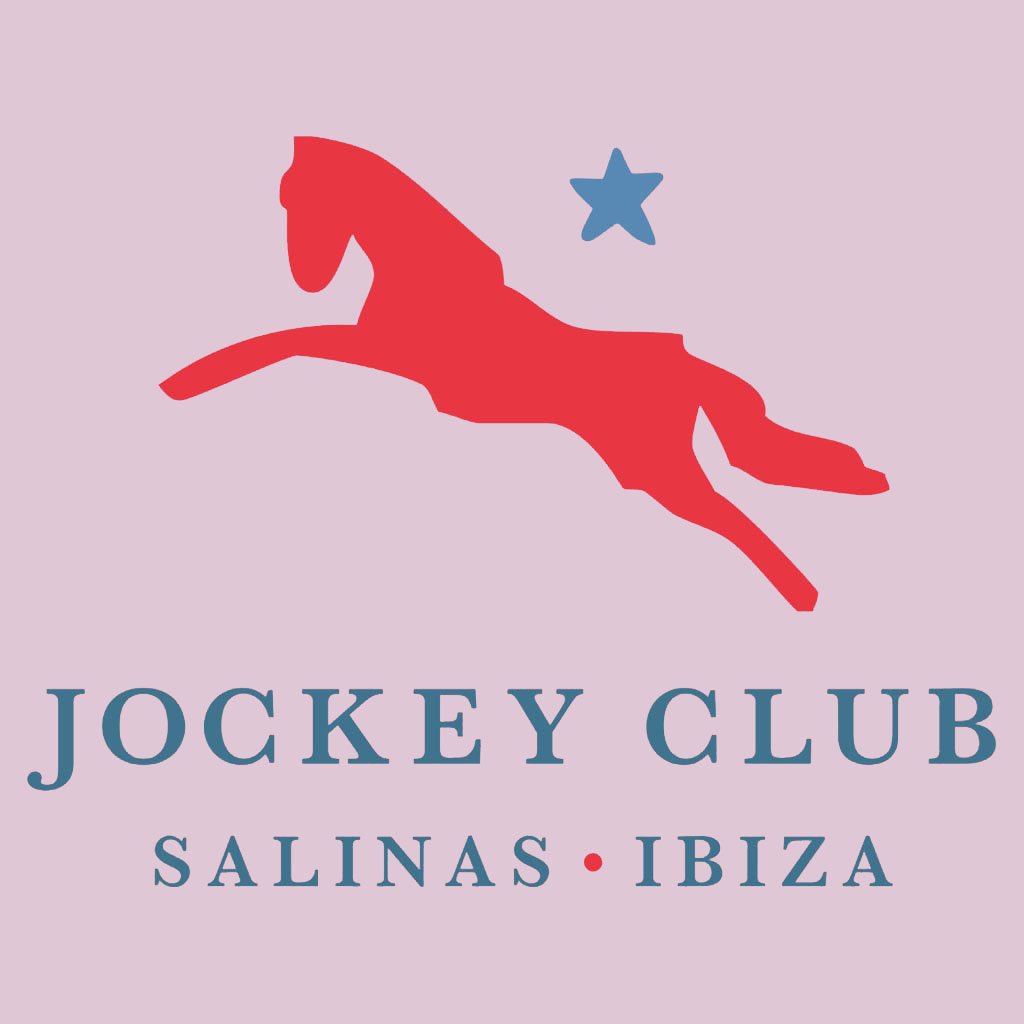Jockey Club Salinas Ibiza Red And Blue Logo Women's Satin Pyjamas-Jockey Club-Essential Republik