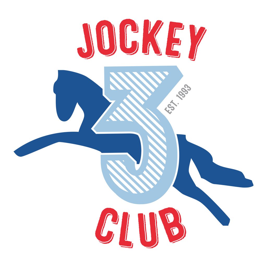 Jockey Club Blue No 3 Front And Back Print Men's Organic T-Shirt-Jockey Club-Essential Republik