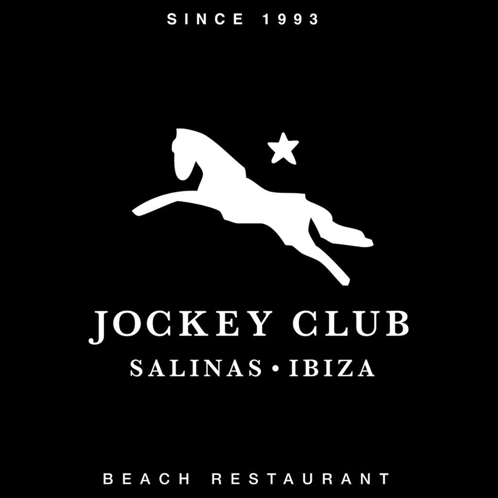 Jockey Club Salinas Ibiza Beach Restaurant White Text Women's High Neck Vest-Jockey Club-Essential Republik
